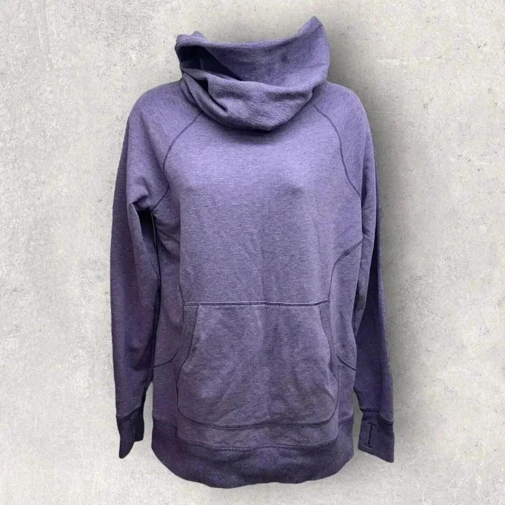 ll bean high turtle neck sweat shirt women's Size Medium, EUC